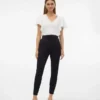 Vmeva-broek met middelhoge taille
