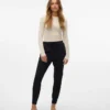 Vmeva-broek met middelhoge taille