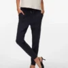 Vmeva-broek met middelhoge taille