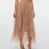 Vmeve lange rok met hoge taille