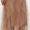 Vmeve lange rok met hoge taille