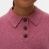 Vmexciting breigoed polo met ronde hals