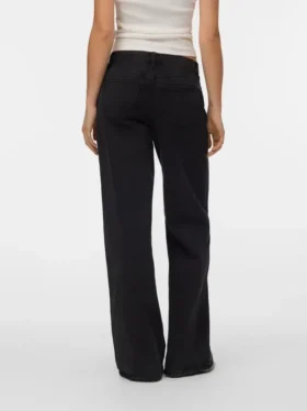 Vmfaye-jeans met lage taille en wijde pijpen