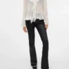 Vmflash-broek met middelhoge taille