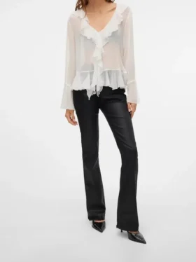 Vmflash-broek met middelhoge taille
