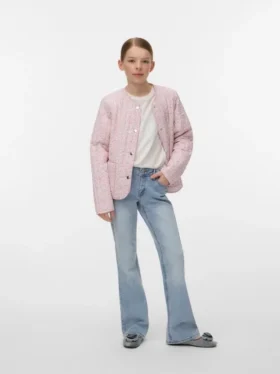 Vmflash-jeans met middelhoge taille en uitlopende pasvorm
