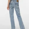 Vmflash-jeans met middelhoge taille en uitlopende pasvorm