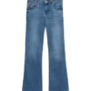 Vmflash-jeans met middelhoge taille en uitlopende pasvorm