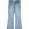 Vmflash-jeans met middelhoge taille en uitlopende pasvorm