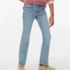 Vmflash-jeans met middelhoge taille en uitlopende pasvorm