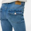 Vmflash-jeans met middelhoge taille en uitlopende pasvorm