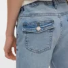 Vmflash-jeans met middelhoge taille en uitlopende pasvorm