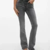 Vmflash-Jeans met middelhoge taille en uitlopende pijpen
