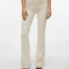 Vmflash-Jeans met middelhoge taille en uitlopende pijpen