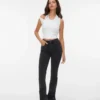 Vmflash-jeans met middelhoge taille en uitlopende pijpen