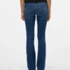 Vmflash-Jeans met middelhoge taille en uitlopende pijpen
