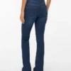 Vmflash-Jeans met middelhoge taille en uitlopende pijpen