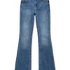 Vmflash-Jeans met middelhoge taille en uitlopende pijpen