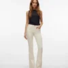 Vmflash-Jeans met middelhoge taille en uitlopende pijpen