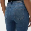 Vmflash-Jeans met middelhoge taille en uitlopende pijpen