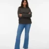 Vmflash Mid Rise Flared Fit-Jeans
