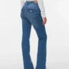 Vmflash Mid Rise Flared Fit-Jeans