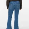 Vmflash Mid Rise Flared Fit-Jeans