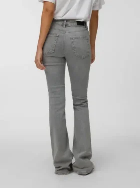 Vmflash Mid Rise Flared Fit-Jeans