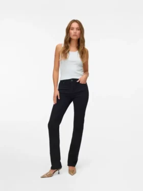 Vmflash Mid Rise Straight Fit Jeans