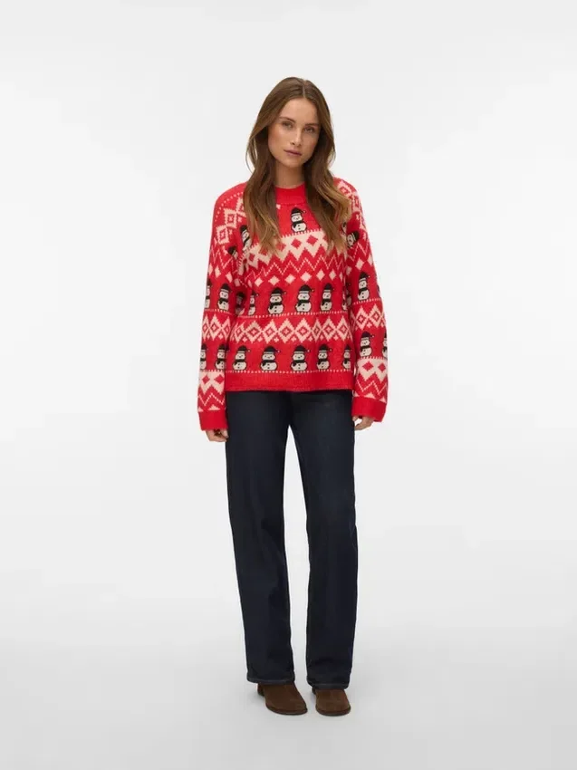 Vmfrostsnowman gebreide trui Vmfrostsnowman gebreide trui