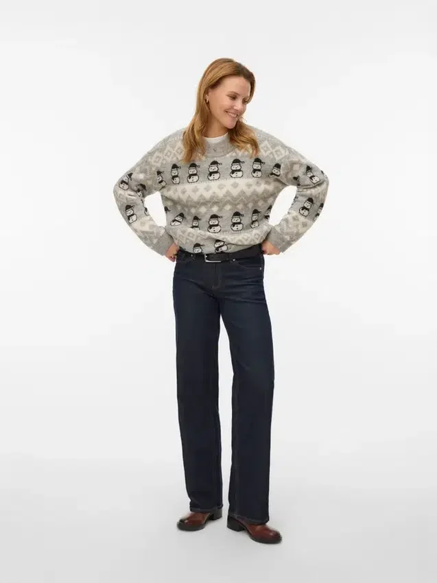 Vmfrostsnowman gebreide trui Vmfrostsnowman gebreide trui