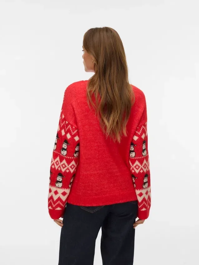 Vmfrostsnowman gebreide trui Vmfrostsnowman gebreide trui