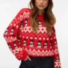 Vmfrostsnowman gebreide trui Vmfrostsnowman gebreide trui