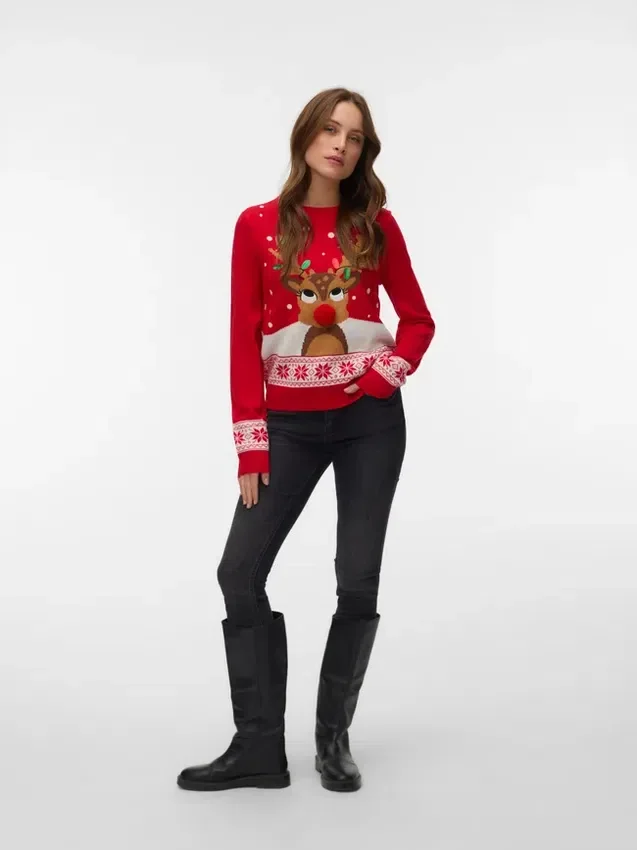 Vmfrostydeer gebreide trui Vmfrostydeer gebreide trui