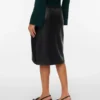 Vmgawn midi-rok met middelhoge taille