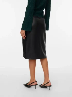 Vmgawn midi-rok met middelhoge taille
