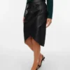 Vmgawn midi-rok met middelhoge taille