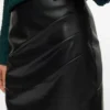 Vmgawn midi-rok met middelhoge taille