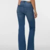 Vmgigi-Jeans met hoge taille en uitlopende pijpen