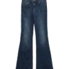 Vmgigi-Jeans met hoge taille en uitlopende pijpen
