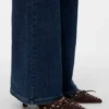 Vmgigi-Jeans met hoge taille en uitlopende pijpen