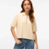Vmgold polo met hoge kraag