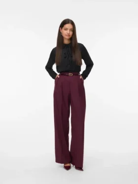 Vmhailey-broek met hoge taille
