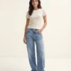 Vmhallie Low Rise Wide Fit-Jeans