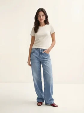 Vmhallie Low Rise Wide Fit-Jeans