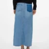 Vmhart lange rok met hoge taille