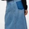 Vmhart lange rok met hoge taille