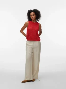 Vmheaven broek met middelhoge taille