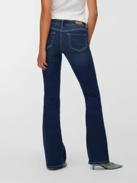 Vmhelena jeans met lage taille en uitlopende pijpen