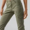 Vmivy cargobroek met middelhoge taille